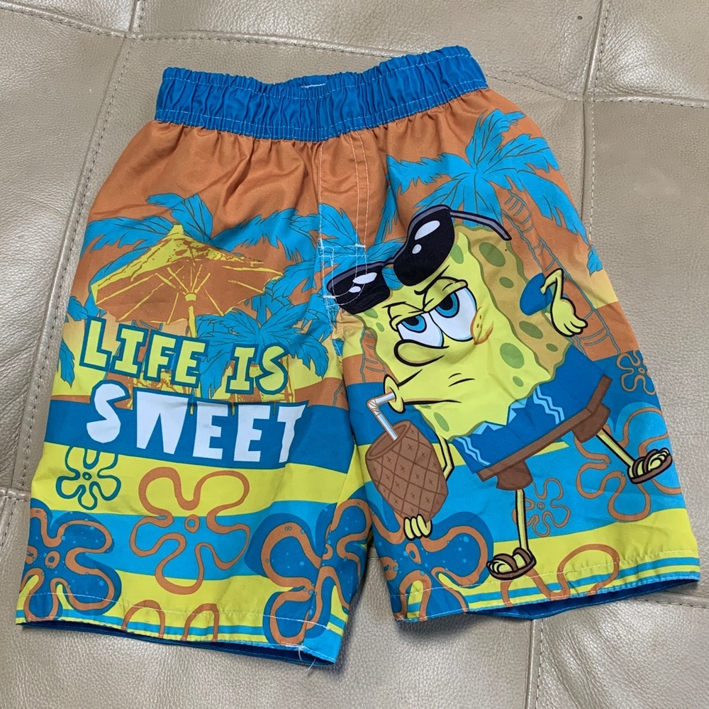 SPONGE BOB Swim Trunks, 4T